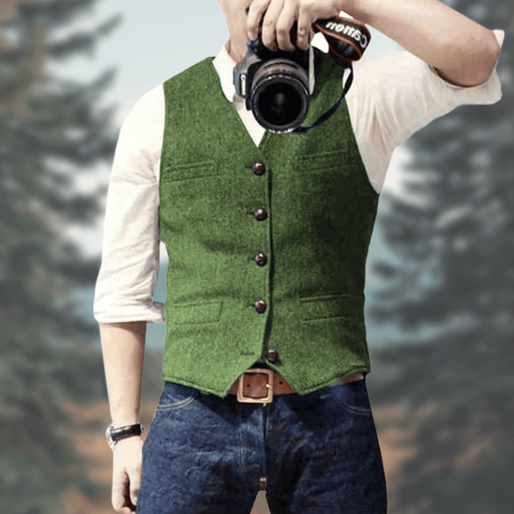 Alvin | Fitted Sleeveless Vest for a Chic Look 
