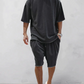 Adrien|Souprava oversized trička a šortek pro pohodlný a stylový vzhled 