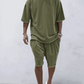 Adrien|Souprava oversized trička a šortek pro pohodlný a stylový vzhled 
