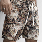 Thomas|Kurze Blumen Sommer Herren Stil Bequem 