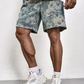 Thomas|Kurze Blumen Sommer Herren Stil Bequem 