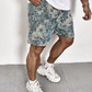 Thomas|Kurze Blumen Sommer Herren Stil Bequem 